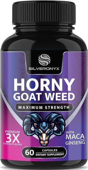 SILVERONYX - SILVERONYX Extra Strength Horny Goat Weed Extract 1560Mg. 60 Capsulas - The Red Vitamin MX - Suplementos Alimenticios - {{ shop.shopifyCountryName }}