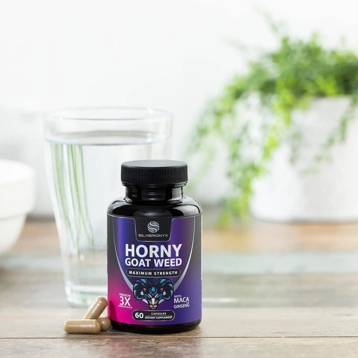 SILVERONYX - SILVERONYX Extra Strength Horny Goat Weed Extract 1560Mg. 60 Capsulas - The Red Vitamin MX - Suplementos Alimenticios - {{ shop.shopifyCountryName }}