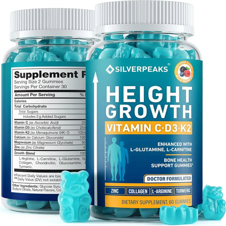 SILVERPEAKS - Silver Peaks Height Growth Maximizer Gummies 60 Gomitas - The Red Vitamin MX - Suplementos Alimenticios - {{ shop.shopifyCountryName }}