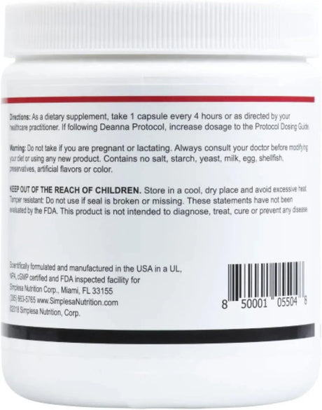 SIMPLESA NUTRITION - Simplesa Nutrition Alpha Ketoglutaric Acid Plus Caprylic Acid 360 Capsulas - The Red Vitamin MX - Suplementos Alimenticios - {{ shop.shopifyCountryName }}