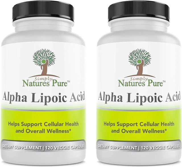 SIMPLY NATURES PURE - Simply Natures Pure Alpha Lipoic Acid 600Mg. 240 Capsulas - The Red Vitamin MX - Suplementos Alimenticios - {{ shop.shopifyCountryName }}