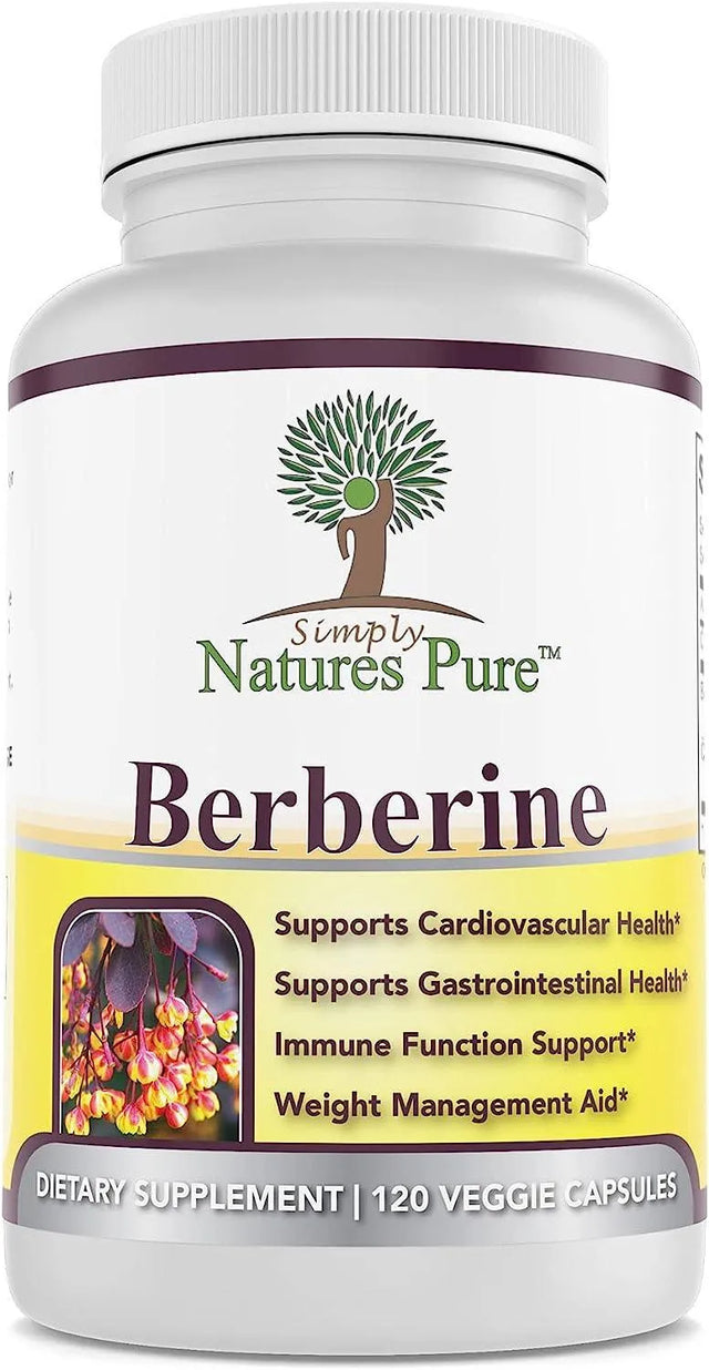 SIMPLY NATURES PURE - Simply Natures Pure Premium Berberine HCl 500Mg. 120 Capsulas - The Red Vitamin MX - Suplementos Alimenticios - {{ shop.shopifyCountryName }}