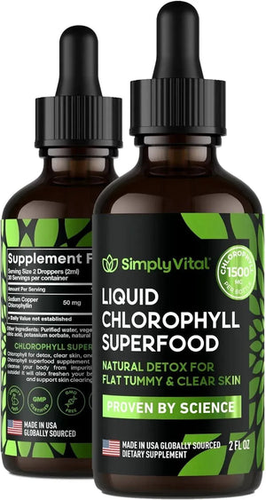 SIMPLY VITAL - SimplyVital Chlorophyll Liquid Drops 2 Fl.Oz. - The Red Vitamin MX - Suplementos Alimenticios - {{ shop.shopifyCountryName }}