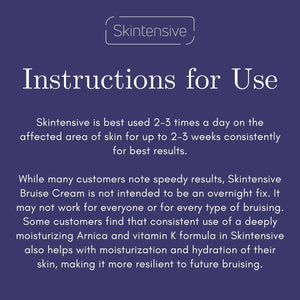 SKINTENSIVE - SKINTENSIVE Arnica Bruise Cream 4 Oz. - The Red Vitamin MX - Suplementos Alimenticios - {{ shop.shopifyCountryName }}