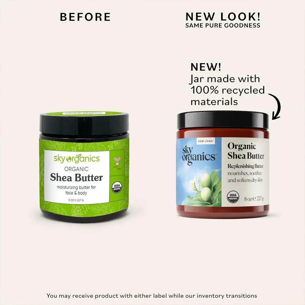 SKY ORGANICS - Sky Organics Organic Shea Butter 227Gr. - The Red Vitamin MX - Cremas Corporales - {{ shop.shopifyCountryName }}