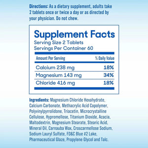 SLOWMAG - SlowMag Muscle + Heart Magnesium Chloride with Calcium 120 Tabletas - The Red Vitamin MX - Suplementos Alimenticios - {{ shop.shopifyCountryName }}