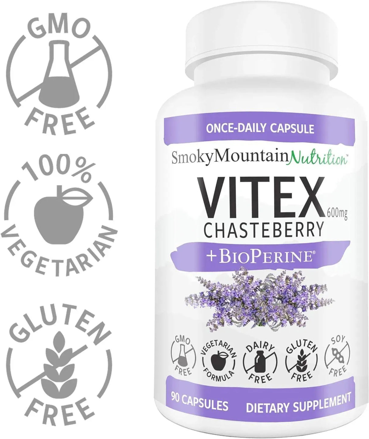 SM Nutrition - SM Nutrition Baya Casto Chasteberry Supplement 600Mg. 90 Capsulas - The Red Vitamin MX - Suplementos Alimenticios - {{ shop.shopifyCountryName }}