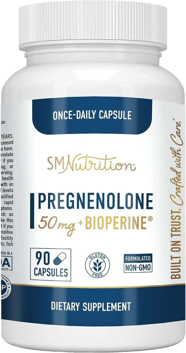 SM Nutrition - SM Nutrition Pregnenolone Supplement 50Mg. 90 Capsulas - The Red Vitamin MX - Suplementos Alimenticios - {{ shop.shopifyCountryName }}