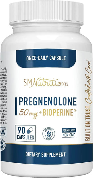 SM Nutrition - SM Nutrition Pregnenolone Supplement 50Mg. 90 Capsulas - The Red Vitamin MX - Suplementos Alimenticios - {{ shop.shopifyCountryName }}