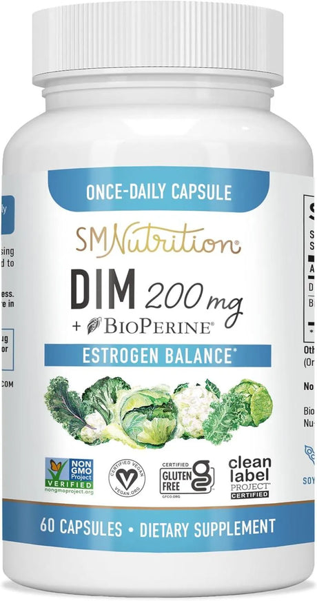 SM Nutrition - SMNutrition DIM Supplement 200Mg. 60 Capsulas - The Red Vitamin MX - Suplementos Alimenticios - {{ shop.shopifyCountryName }}