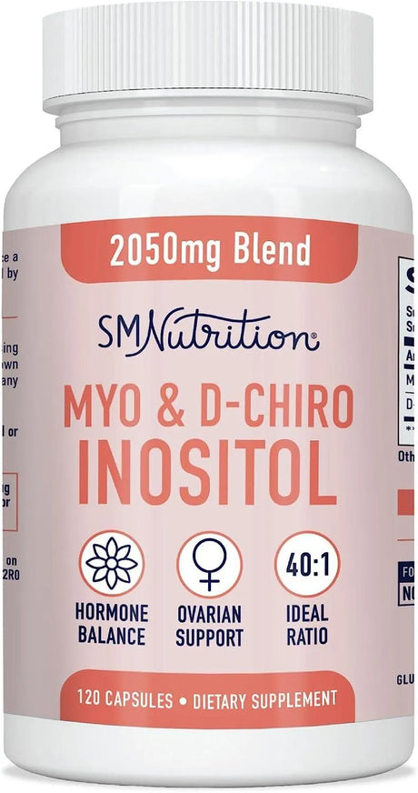 SM Nutrition - SMNutrition Myo-Inositol & D-Chiro Inositol 120 Capsulas - The Red Vitamin MX - Suplementos Alimenticios - {{ shop.shopifyCountryName }}