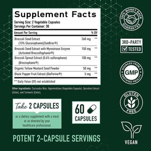 SM Nutrition - SMNutrition Sulforaphane 20Mg. 60 Capsulas - The Red Vitamin MX - Suplementos Alimenticios - {{ shop.shopifyCountryName }}