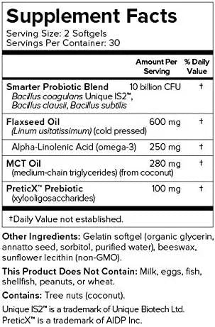 SMARTER NUTRITION - Smarter Nutrition Gut Health 60 Capsulas Blandas - The Red Vitamin MX - Suplementos Alimenticios - {{ shop.shopifyCountryName }}