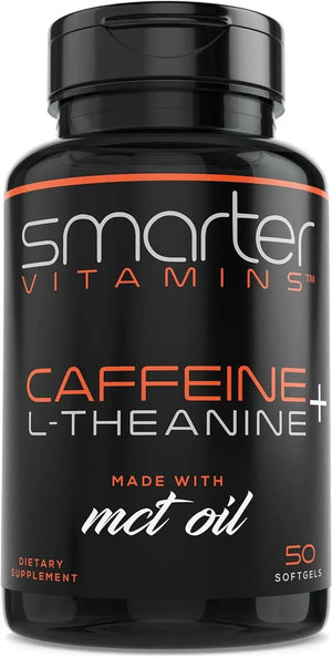 SMARTER VITAMINS - SmarterVitamins Caffeine + L-Theanine 50 Capsulas Blandas - The Red Vitamin MX - Suplementos Alimenticios - {{ shop.shopifyCountryName }}