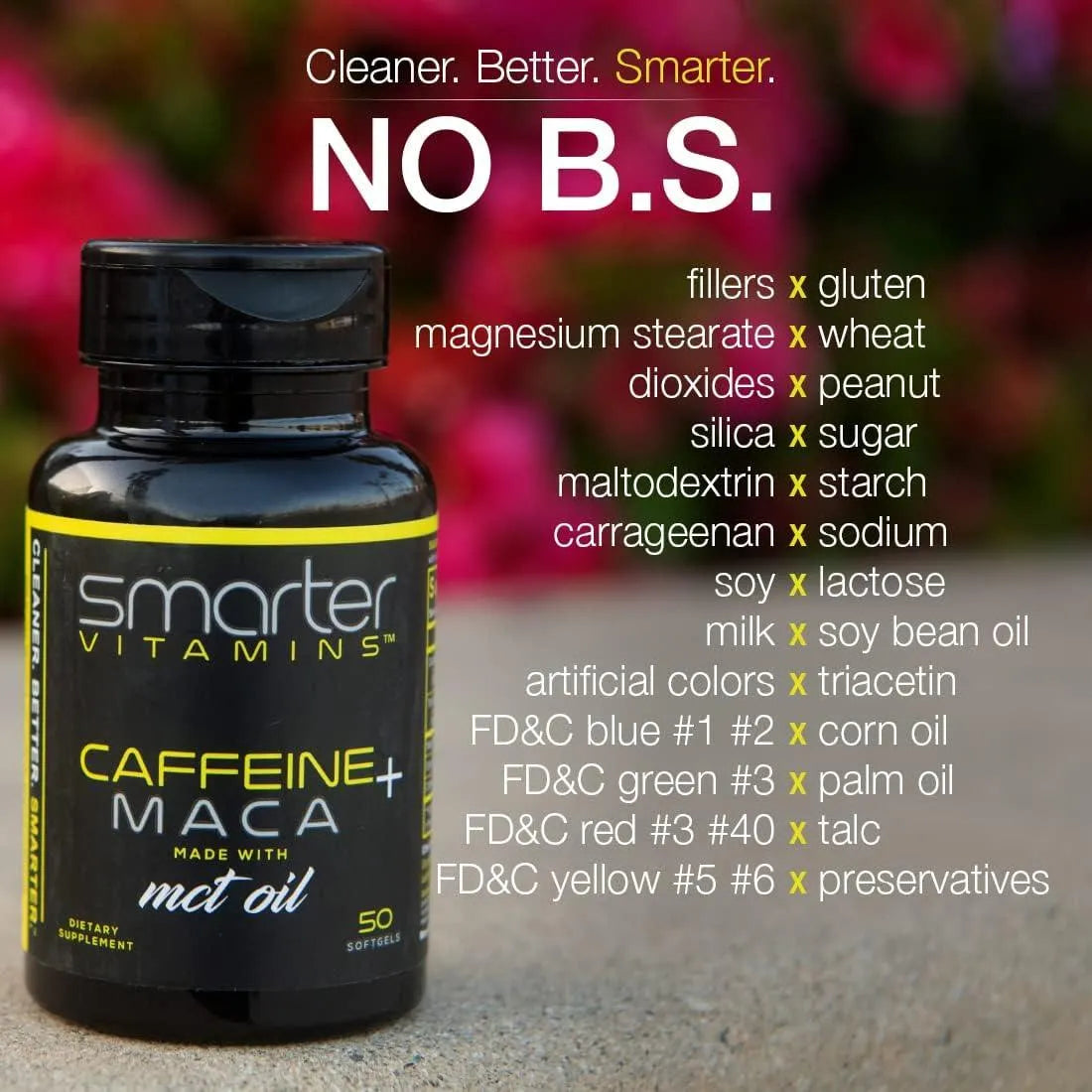 SMARTER VITAMINS - SmarterVitamins Caffeine Pills & Coconut MCT Oil with Maca Root 50 Capsulas Blandas 3 Pack - The Red Vitamin MX - Suplementos Alimenticios - {{ shop.shopifyCountryName }}