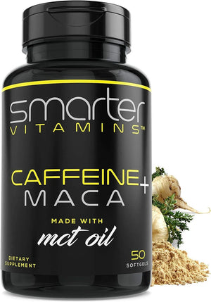 SMARTER VITAMINS - SmarterVitamins Caffeine Pills & Coconut MCT Oil with Maca Root 50 Capsulas Blandas - The Red Vitamin MX - Suplementos Alimenticios - {{ shop.shopifyCountryName }}