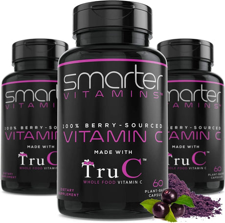 SMARTER VITAMINS - SmarterVitamins Raw Whole Food Vitamin C 180 Capsulas 3 Pack - The Red Vitamin MX - Suplementos Alimenticios - {{ shop.shopifyCountryName }}