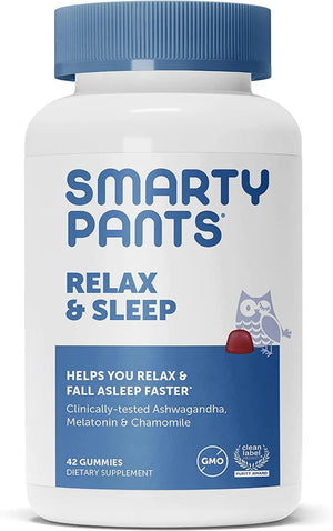 SMARTYPANTS - SmartyPants Relax and Sleep Gummies with Melatonin, Ashwagandha, and Chamomile 42 Gomitas - The Red Vitamin MX - Suplementos Alimenticios - {{ shop.shopifyCountryName }}