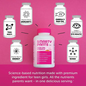 SMARTYPANTS - SmartyPants Teen Girl Formula Daily Multivitamin 120 Gomitas - The Red Vitamin MX - Suplementos Alimenticios - {{ shop.shopifyCountryName }}