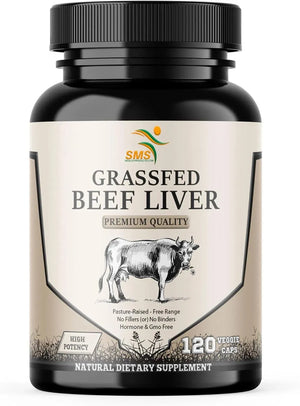 SMS - SMS Grass Fed Desiccated Beef Liver 750Mg. 120 Capsulas - The Red Vitamin MX - Suplementos Alimenticios - {{ shop.shopifyCountryName }}