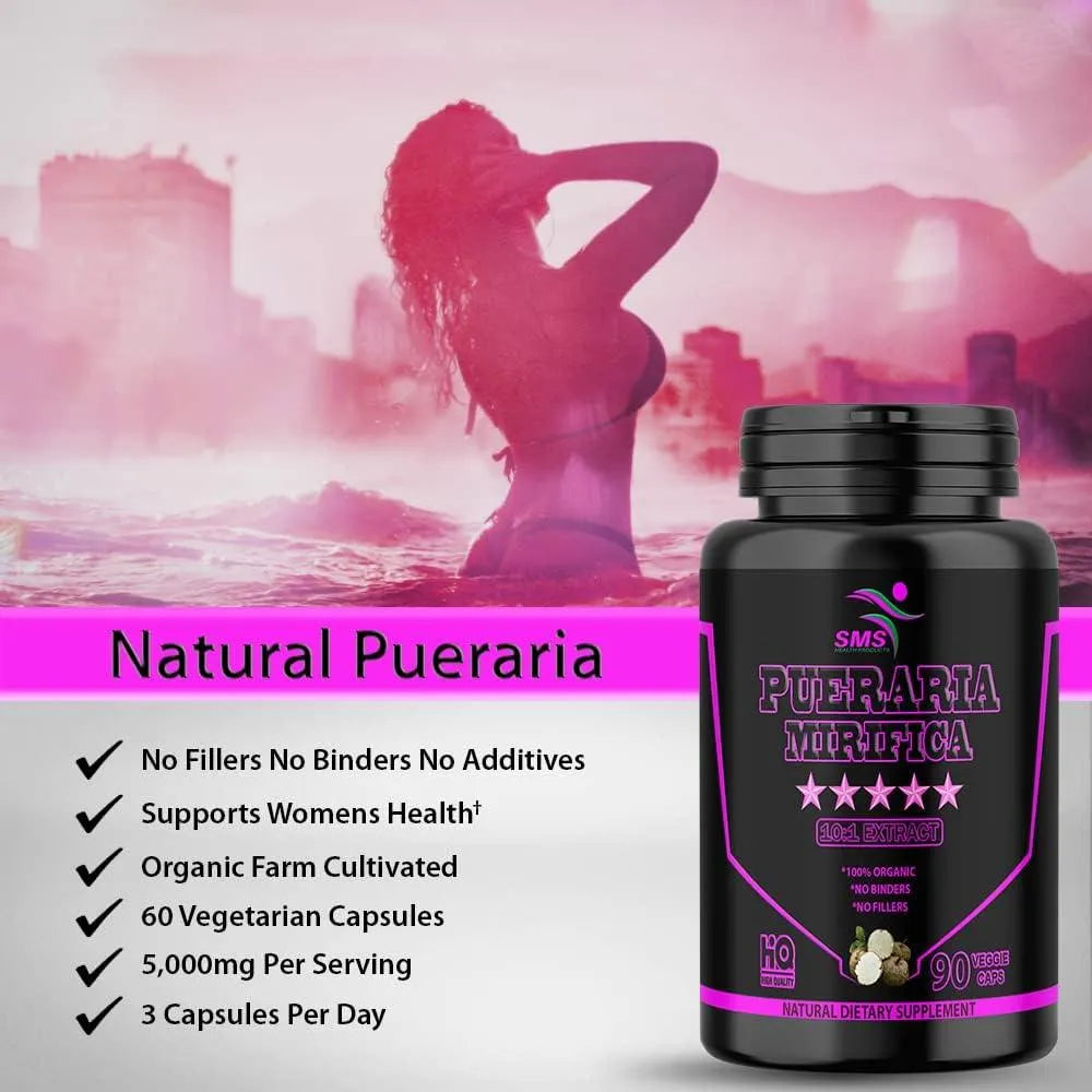 SMS - SMS Pueraria Mirifica 1000Mg. 90 Capsulas - The Red Vitamin MX - Suplementos Alimenticios - {{ shop.shopifyCountryName }}