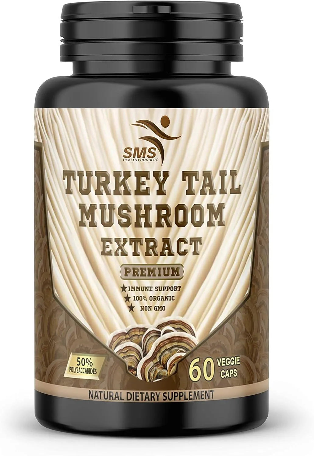 SMS - SMS Turkey Tail Pills Mushroom 60 Capsulas - The Red Vitamin MX - Suplementos Alimenticios - {{ shop.shopifyCountryName }}