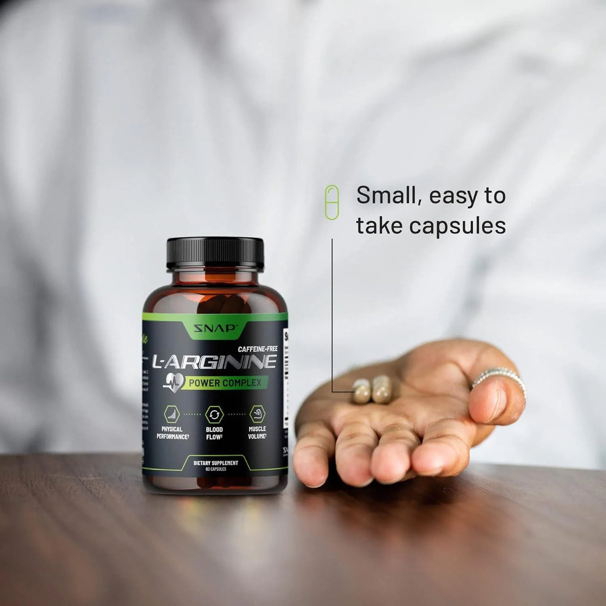 SNAP - Snap L Arginine 60 Capsulas - The Red Vitamin MX - Suplementos Alimenticios - {{ shop.shopifyCountryName }}