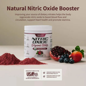 SNAP - Snap Supplements USDA Organic Nitric Oxide Beet Root Powder 250Gr. - The Red Vitamin MX - Suplementos Alimenticios - {{ shop.shopifyCountryName }}