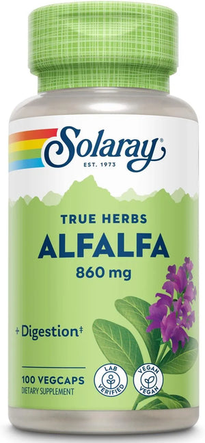 SOLARAY - SOLARAY Alfalfa Leaf 860Mg. 100 Capsulas - The Red Vitamin MX - Suplementos Alimenticios - {{ shop.shopifyCountryName }}