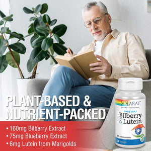 SOLARAY - SOLARAY Bilberry and Lutein 30 Capsulas - The Red Vitamin MX - Suplementos Alimenticios - {{ shop.shopifyCountryName }}