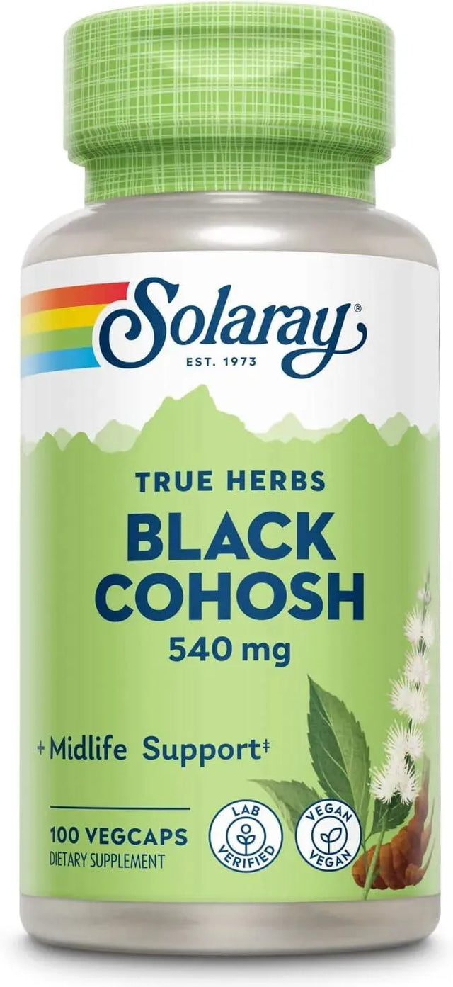 SOLARAY - SOLARAY Black Cohosh 540Mg. 100 Capsulas - The Red Vitamin MX - Suplementos Alimenticios - {{ shop.shopifyCountryName }}