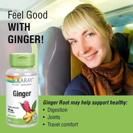 SOLARAY - SOLARAY Ginger Root 1100Mg. 100 Capsulas - The Red Vitamin MX - Suplementos Alimenticios - {{ shop.shopifyCountryName }}