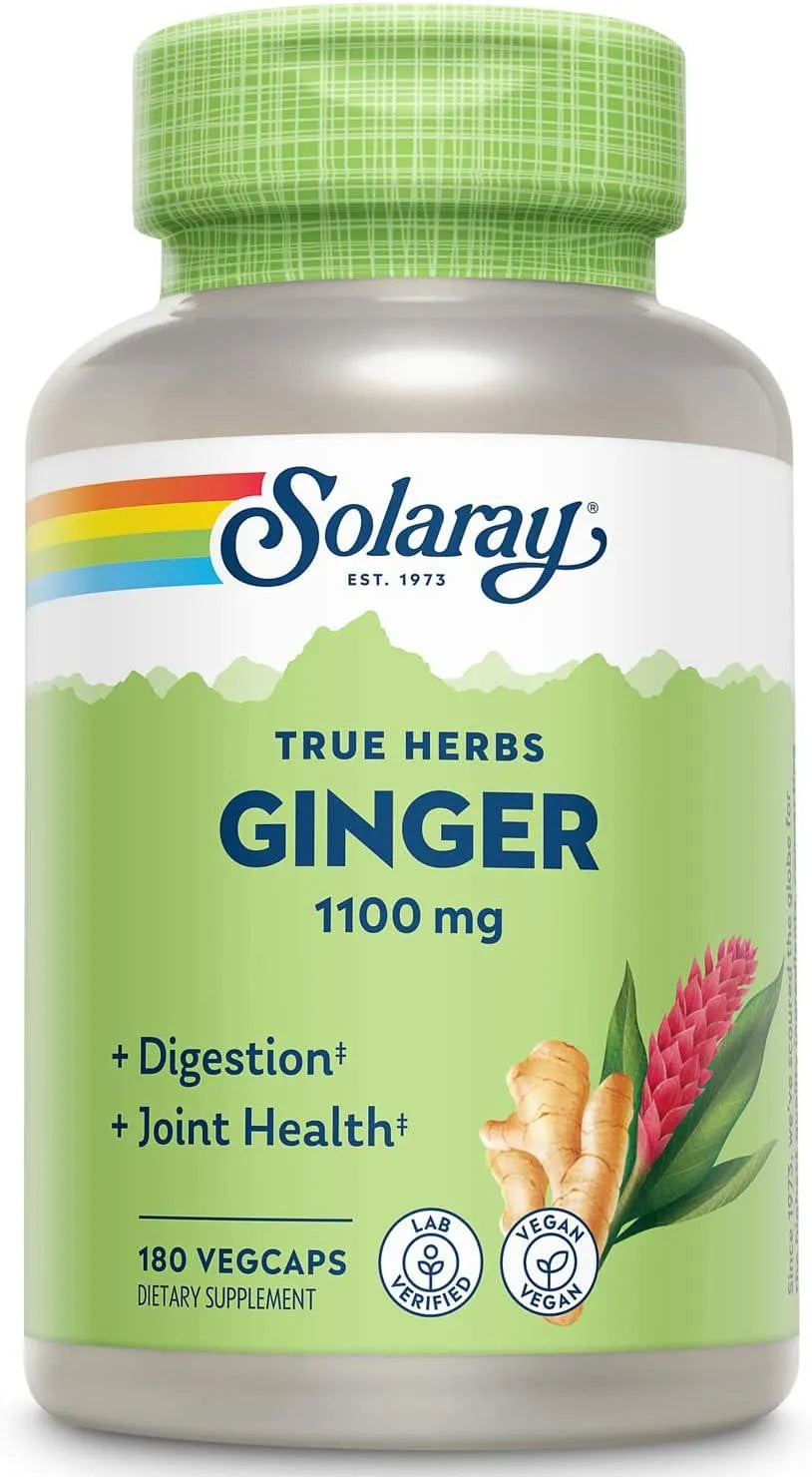 SOLARAY - SOLARAY Ginger Root 1100Mg. 180 Capsulas - The Red Vitamin MX - Suplementos Alimenticios - {{ shop.shopifyCountryName }}