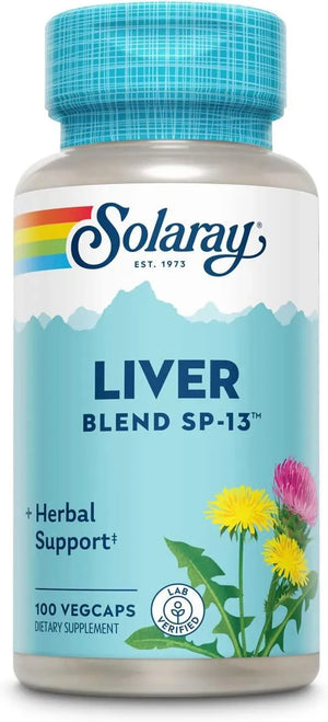 SOLARAY - Solaray Liver Blend SP-13 100 Capsulas - The Red Vitamin MX - Suplementos Alimenticios - {{ shop.shopifyCountryName }}