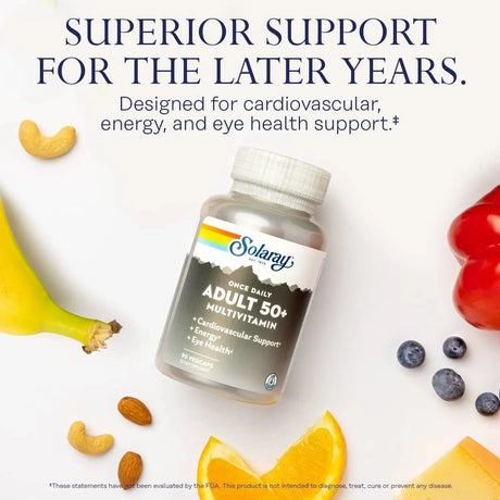 SOLARAY - Solaray Once Daily Adult 50+ 90 Capsulas - The Red Vitamin MX - Suplementos Alimenticios - {{ shop.shopifyCountryName }}