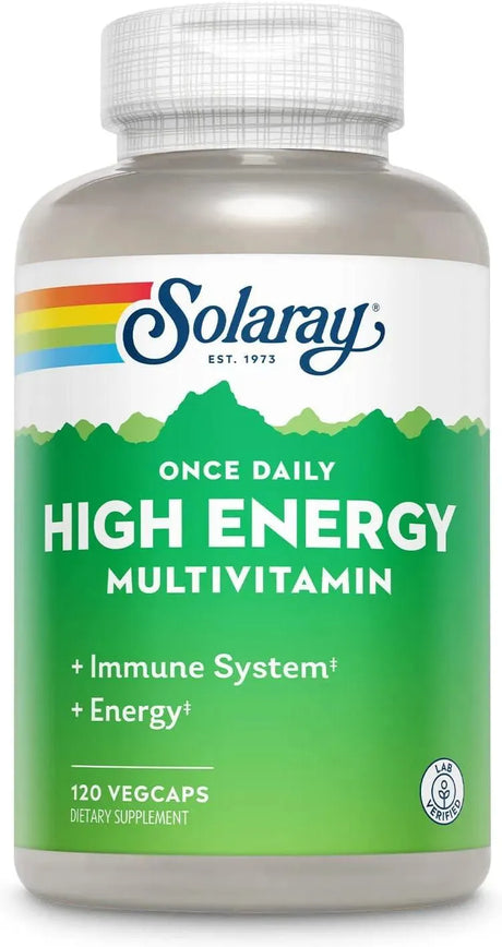 SOLARAY - Solaray Once Daily High Energy Multivitamin 120 Capsulas - The Red Vitamin MX - Suplementos Alimenticios - {{ shop.shopifyCountryName }}