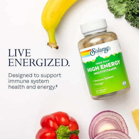 SOLARAY - Solaray Once Daily High Energy Multivitamin 120 Capsulas - The Red Vitamin MX - Suplementos Alimenticios - {{ shop.shopifyCountryName }}