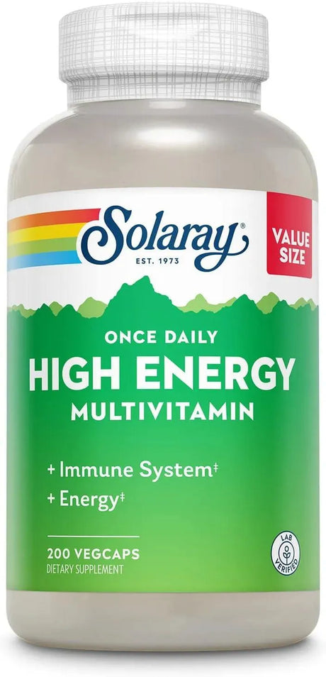 SOLARAY - Solaray Once Daily High Energy Multivitamin 200 Capsulas - The Red Vitamin MX - Suplementos Alimenticios - {{ shop.shopifyCountryName }}