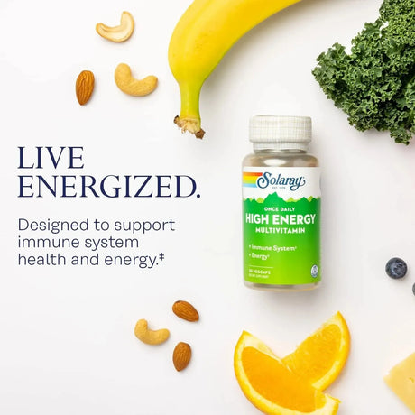 SOLARAY - Solaray Once Daily High Energy Multivitamin 30 Capsulas - The Red Vitamin MX - Suplementos Alimenticios - {{ shop.shopifyCountryName }}