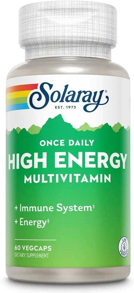SOLARAY - Solaray Once Daily High Energy Multivitamin 60 Capsulas - The Red Vitamin MX - Suplementos Alimenticios - {{ shop.shopifyCountryName }}