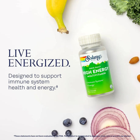 SOLARAY - Solaray Once Daily High Energy Multivitamin 60 Capsulas - The Red Vitamin MX - Suplementos Alimenticios - {{ shop.shopifyCountryName }}