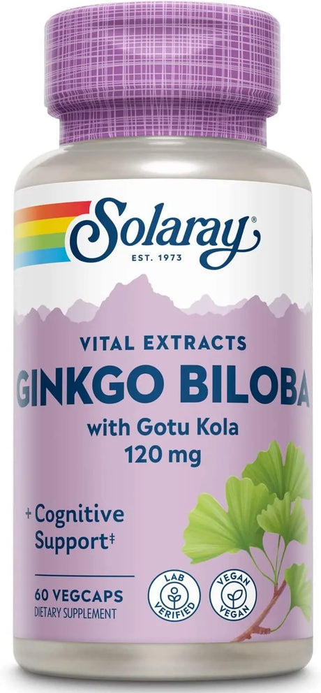 SOLARAY - Solaray One Daily Ginkgo Biloba Leaf Extract 60 Capsulas - The Red Vitamin MX - Suplementos Alimenticios - {{ shop.shopifyCountryName }}