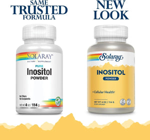 SOLARAY - Solaray Pure Inositol Powder 114Gr. - The Red Vitamin MX - Suplementos Alimenticios - {{ shop.shopifyCountryName }}