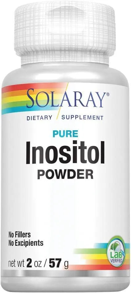 SOLARAY - Solaray Pure Inositol Powder 57Gr. - The Red Vitamin MX - Suplementos Alimenticios - {{ shop.shopifyCountryName }}