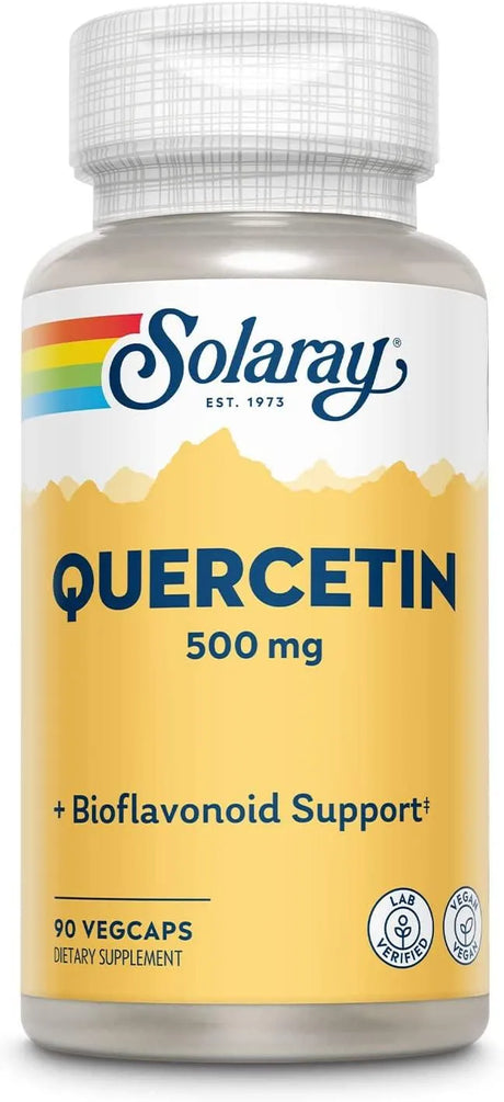 SOLARAY - Solaray Quercetin 500Mg. 90 Capsulas - The Red Vitamin MX - Suplementos Alimenticios - {{ shop.shopifyCountryName }}