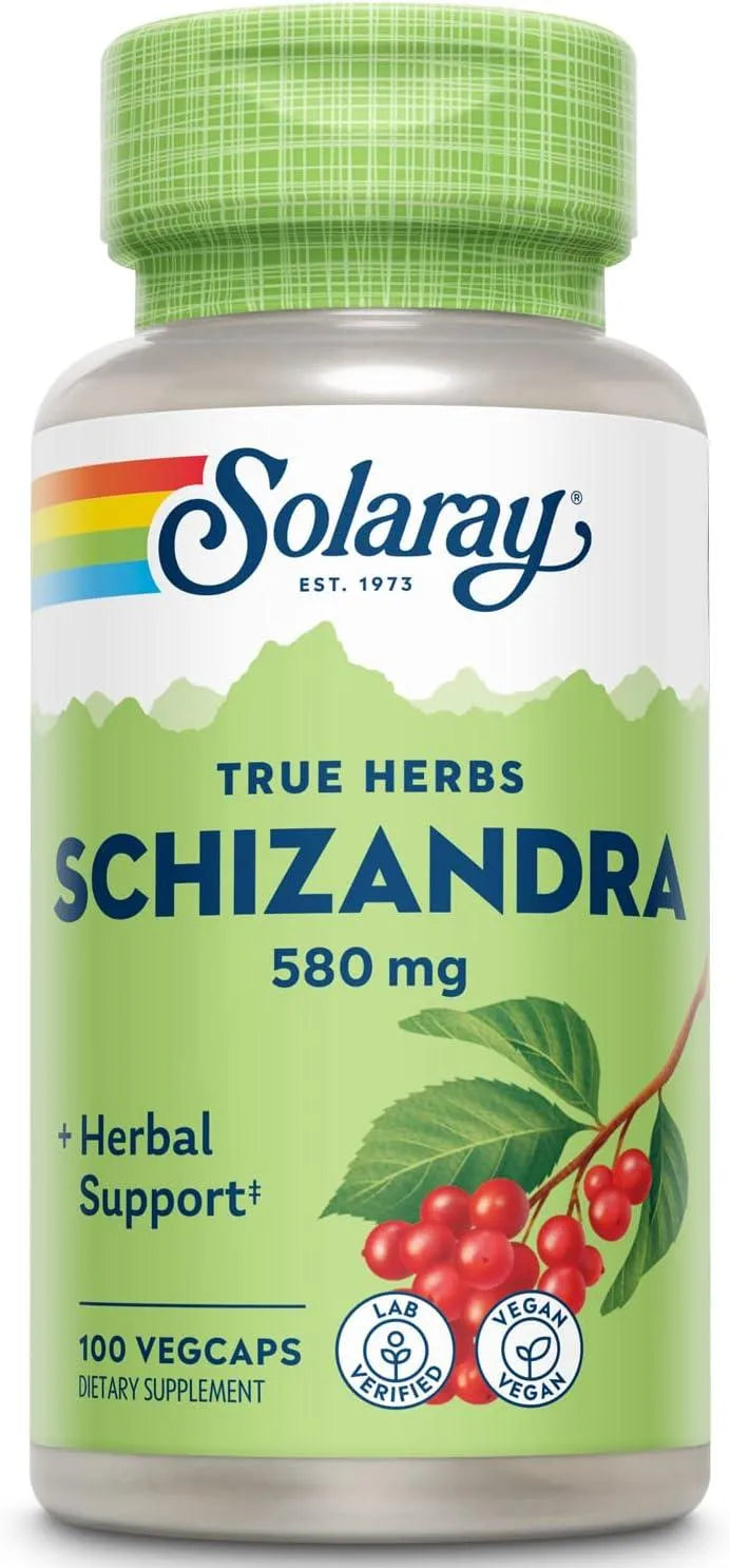 SOLARAY - Solaray Schizandra Berries 580Mg. 100 Capsulas - The Red Vitamin MX - Suplementos Alimenticios - {{ shop.shopifyCountryName }}