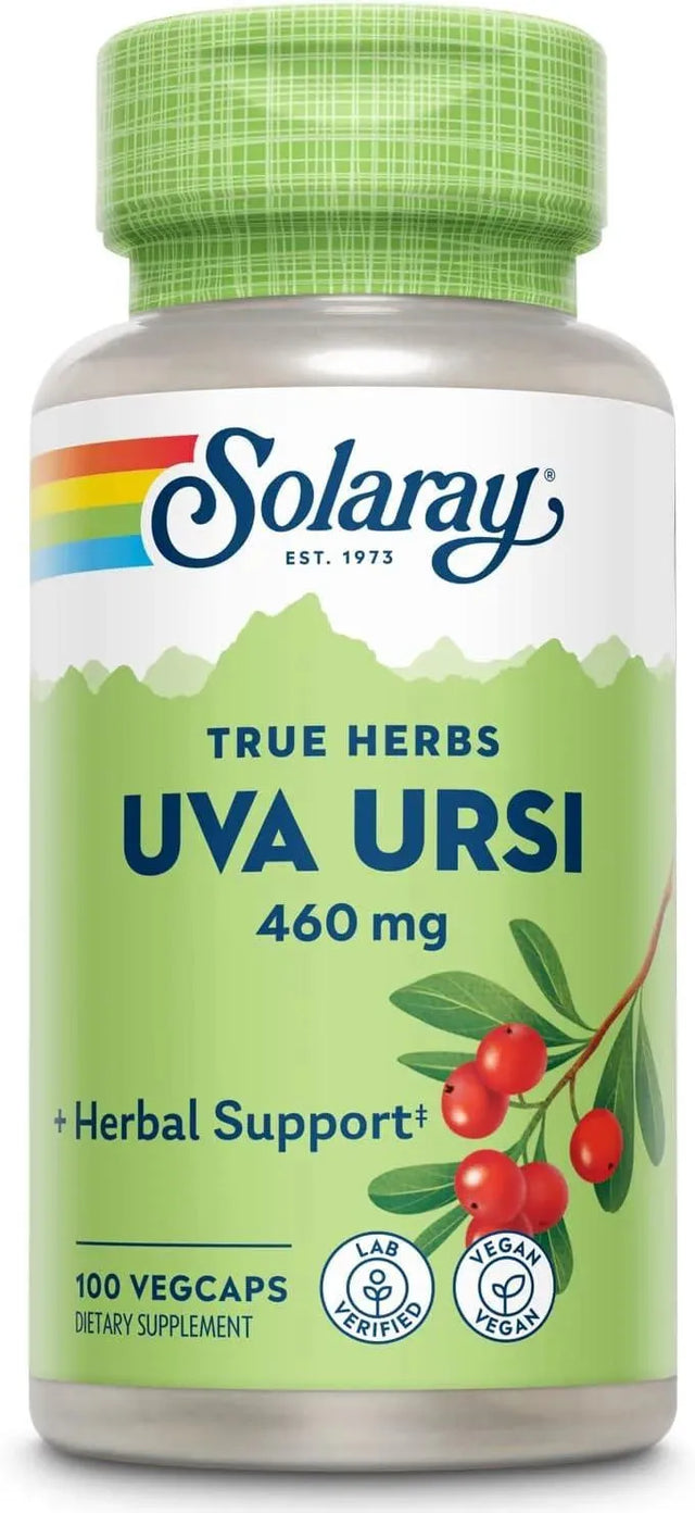 SOLARAY - SOLARAY Uva Ursi 460Mg. 100 Capsulas - The Red Vitamin MX - Suplementos Alimenticios - {{ shop.shopifyCountryName }}