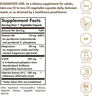 SOLGAR - Solgar 5-HTP 100Mg. 90 Capsulas - The Red Vitamin MX - Suplementos Alimenticios - {{ shop.shopifyCountryName }}