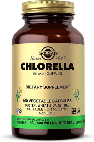 SOLGAR - Solgar Chlorella 100 Capsulas - The Red Vitamin MX - Suplementos Alimenticios - {{ shop.shopifyCountryName }}