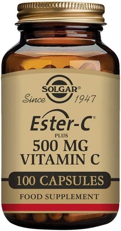 SOLGAR - Solgar Ester-C Plus 500Mg. Vitamin C 100 Capsulas - The Red Vitamin MX - Suplementos Alimenticios - {{ shop.shopifyCountryName }}